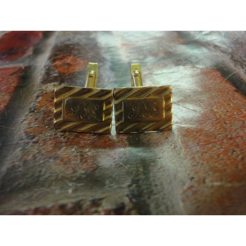 9 lot Mens Vintage Tie Bar Clips cuff links SWANK eagle 